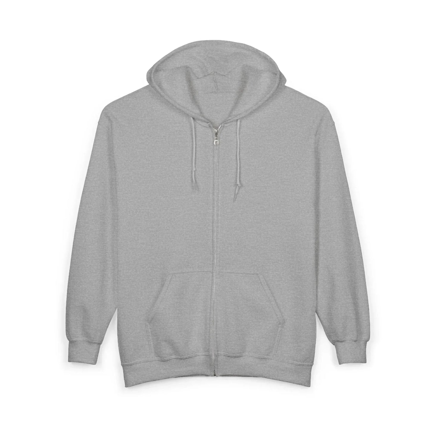 Full Zip Hooded Sweatshirt – Classic Fit Cotton Polyester Blend Hoodie - Just Chilling Inc.