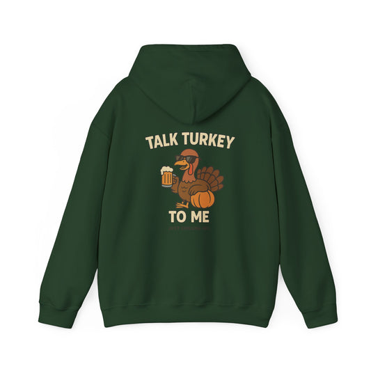 Thanksgiving Hoodie – Cozy Fall Turkey Sweatshirt With Adjustable Hood & Embroidery