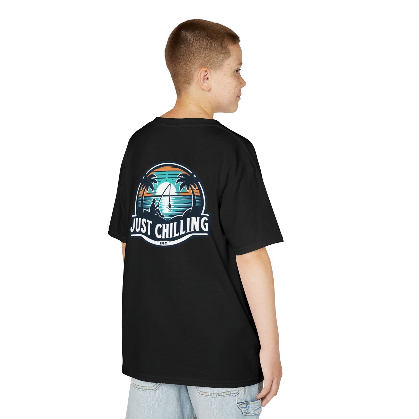 Kids Heavy Cotton™ Tee just chilling fishing tee