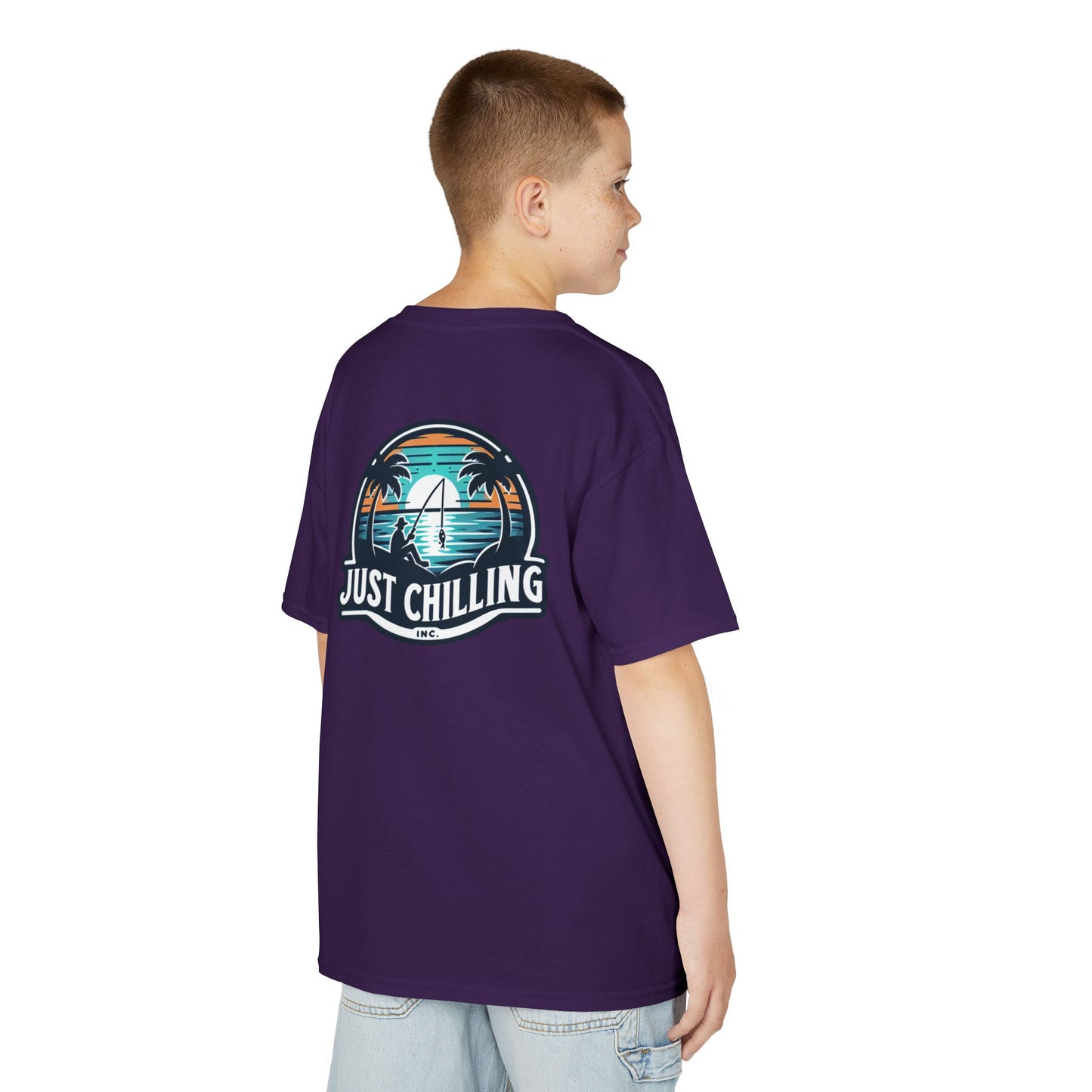 Kids Heavy Cotton™ Tee just chilling fishing tee