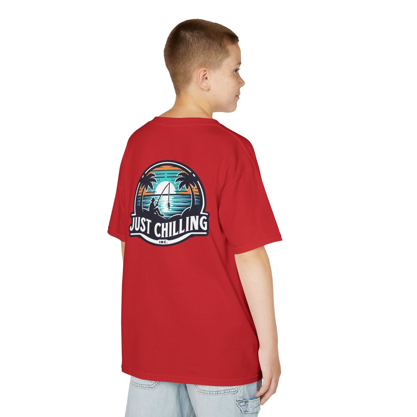 Kids Heavy Cotton™ Tee just chilling fishing tee