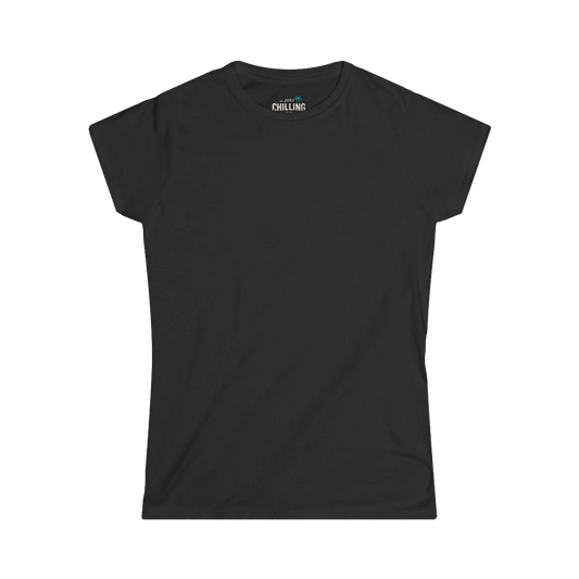 Women's Softstyle Tee - Lightweight Cotton Crew Neck Shirt With Shoulder Cut - Just Chilling Inc.