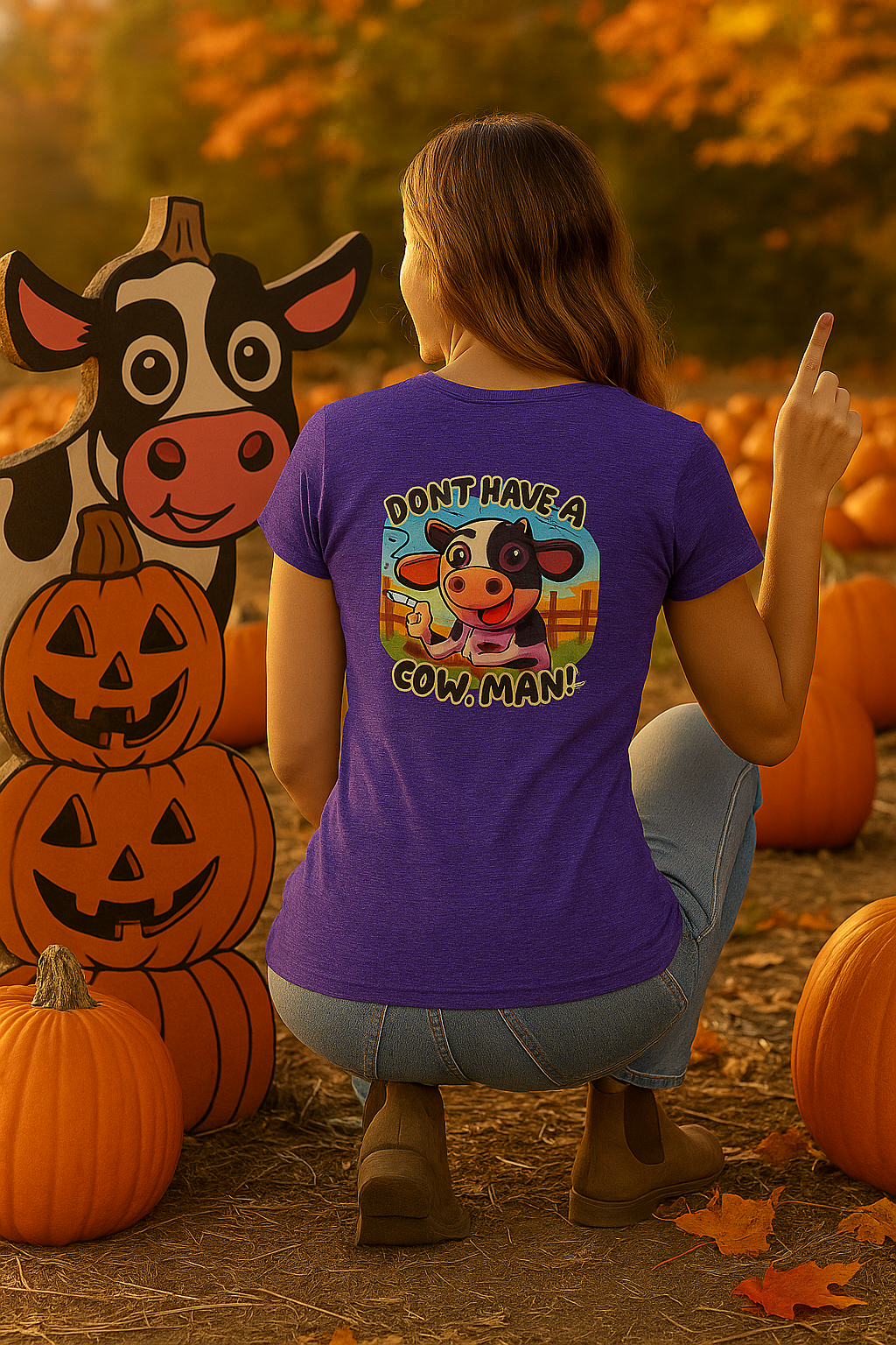 Women's Softstyle Tee - Don't Have A Cow-Stoner Vibes