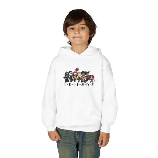 Youth Hooded Sweatshirt - Soft Cotton Polyester Hoodie with Kangaroo Pocket