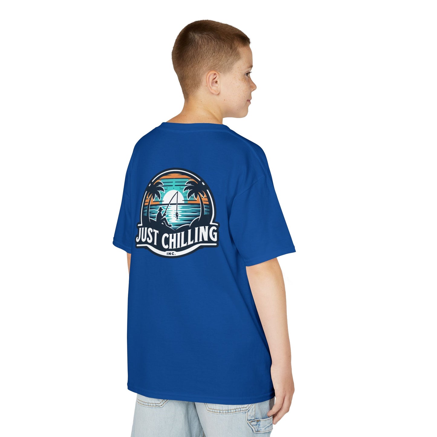 Kids Heavy Cotton™ Tee just chilling fishing tee