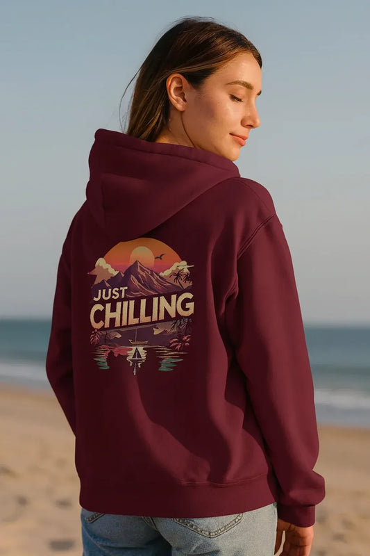 Unisex Hooded Sweatshirt – Heavy Blend Hoodie With Adjustable Drawstring Hood & Kangaroo Pocket - Just Chilling Inc.