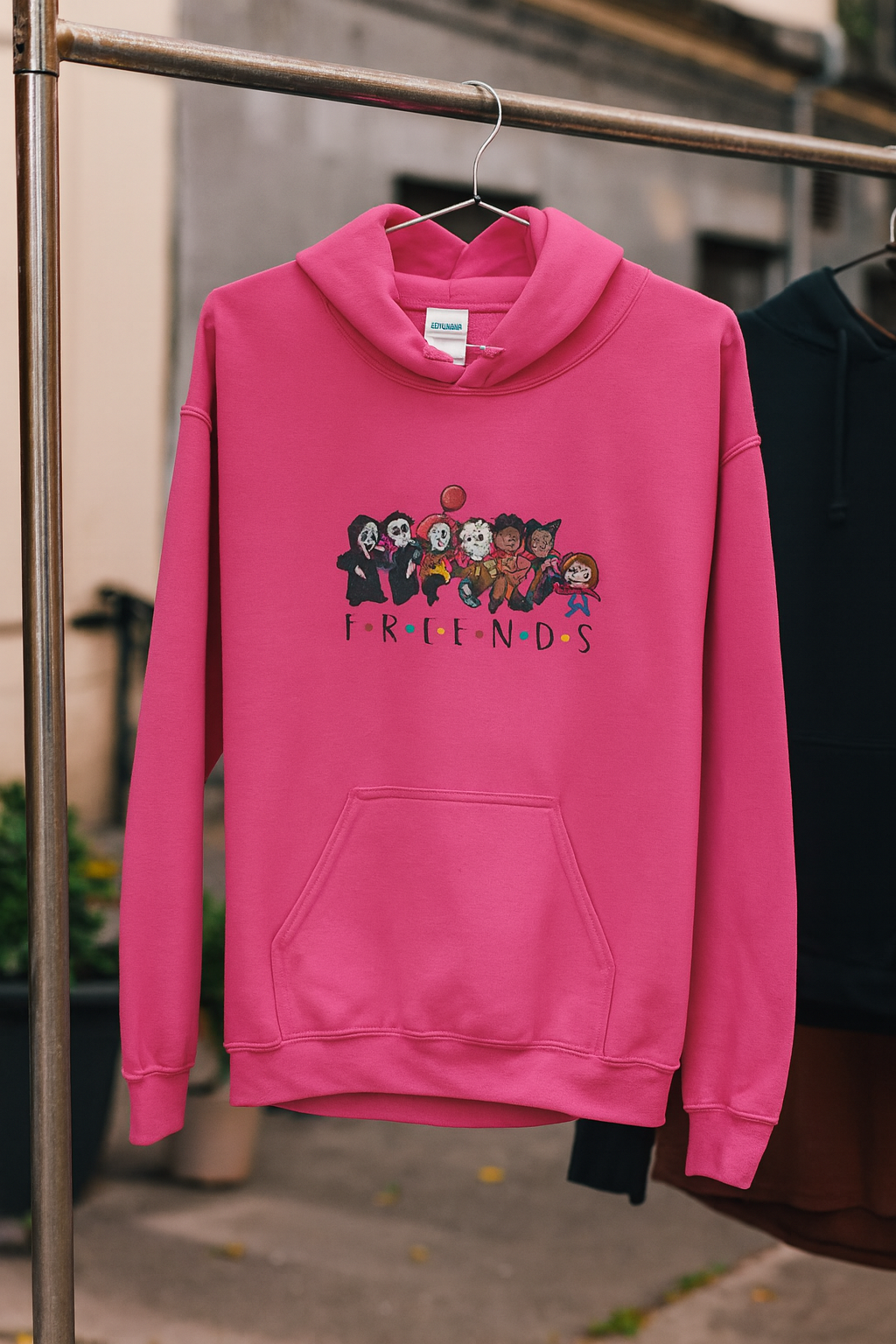 Kids "FRIENDS" Halloween Hoodie – Cute Horror Character Design | Just Chilling Inc.