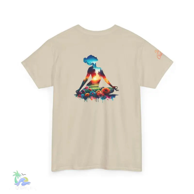 A girl meditating with inner nature t-shirt 👕 - T-Shirt
