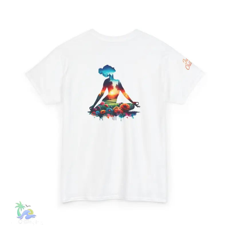 A girl meditating with inner nature t-shirt 👕 - T-Shirt