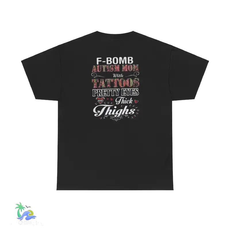 Autism Mom F Bomb Unisex Tee - Black / S - T-Shirt