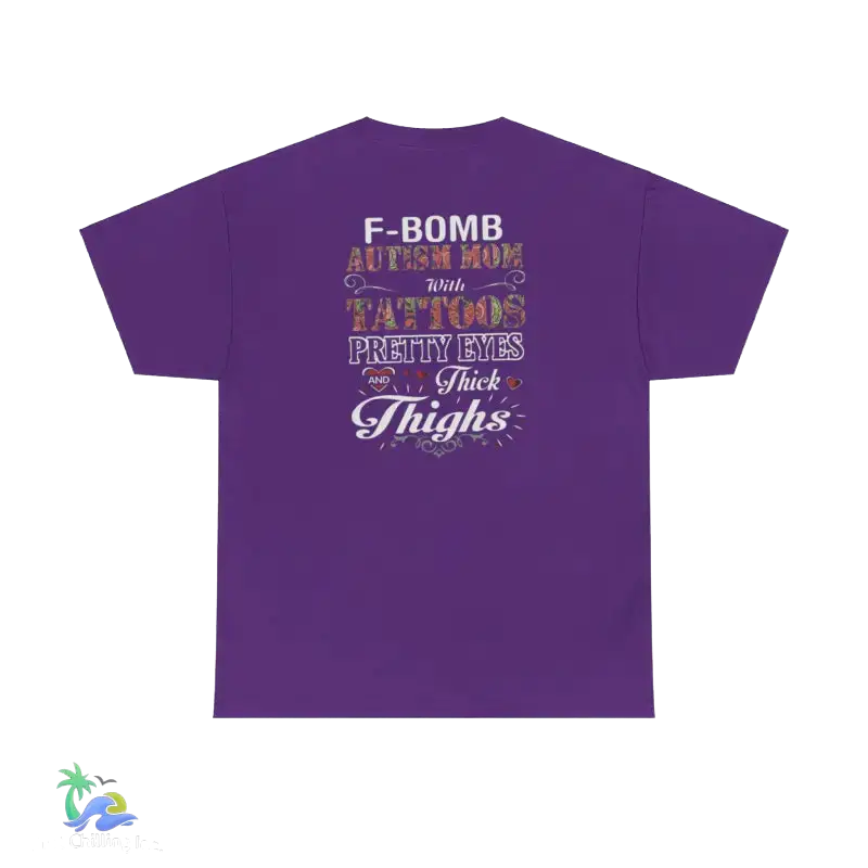 Autism Mom F Bomb Unisex Tee - Purple / S - T-Shirt