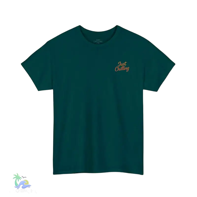 Autumn Vibes T-Shirt - Just Chillin’ Vintage Tee for Nature Lovers - Antique Jade Dome / S - T-Shirt