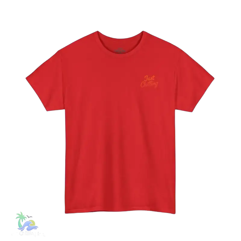 Autumn Vibes T-Shirt - Just Chillin’ Vintage Tee for Nature Lovers - Coral Silk / S - T-Shirt