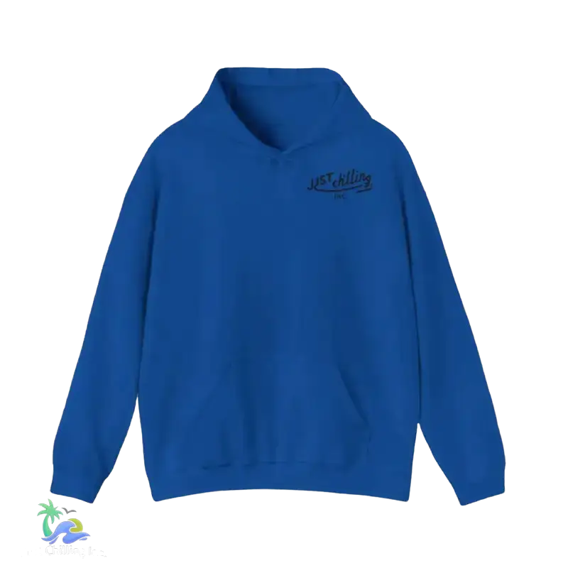 Bed wine and blue - Unisex Heavy Blend™ Hooded Sweatshirt - Just Chilling Inc. -