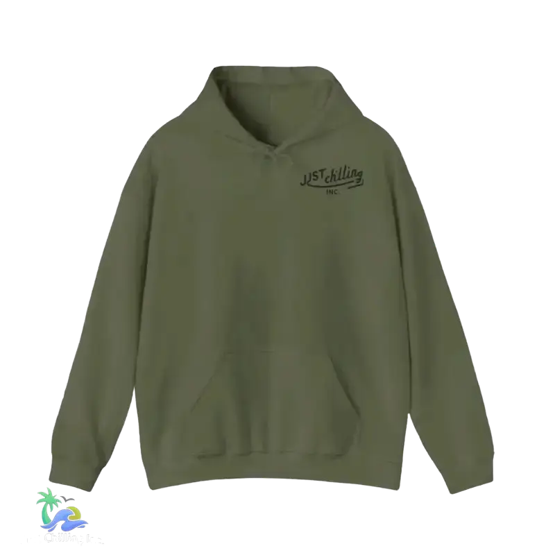 Bed wine and blue - Unisex Heavy Blend™ Hooded Sweatshirt - Just Chilling Inc. -