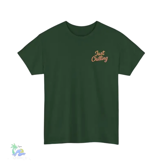 Biker Dad T Shirt - Unisex Classic Fit Cotton Crew Neck Tee | Durable, Comfortable - Just Chilling Inc.