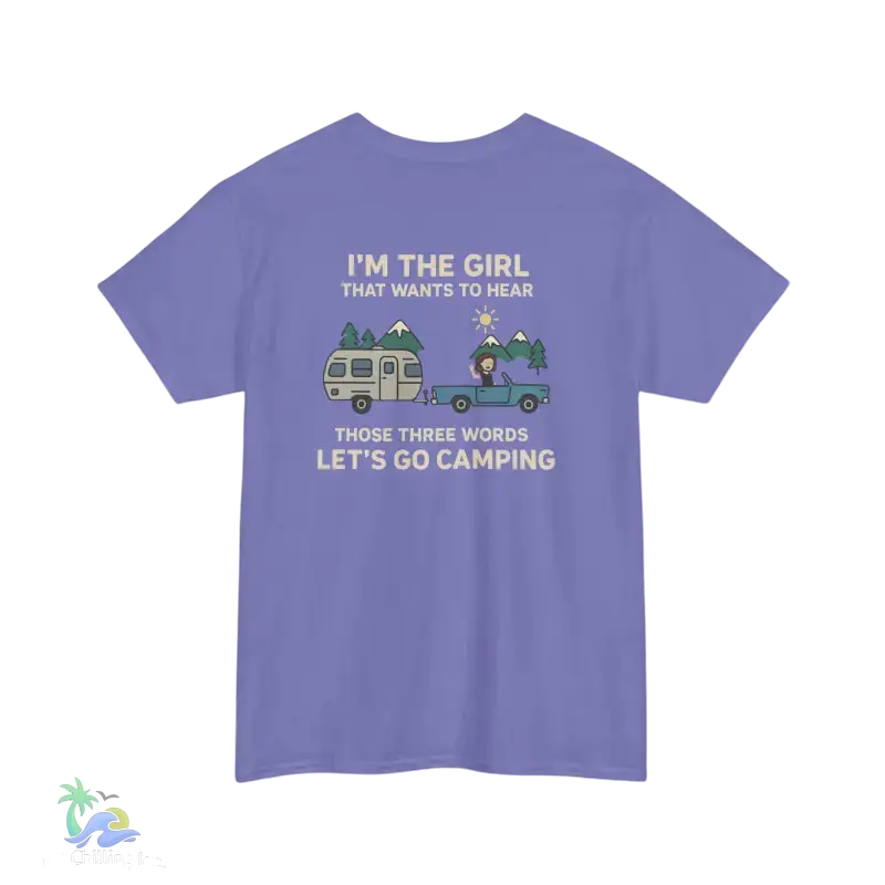 Camping Vibes Unisex Tee Just Chillin Graphic Shirt Nature Lover Apparel Outdoor Adventure T-shirt Gift for Campers