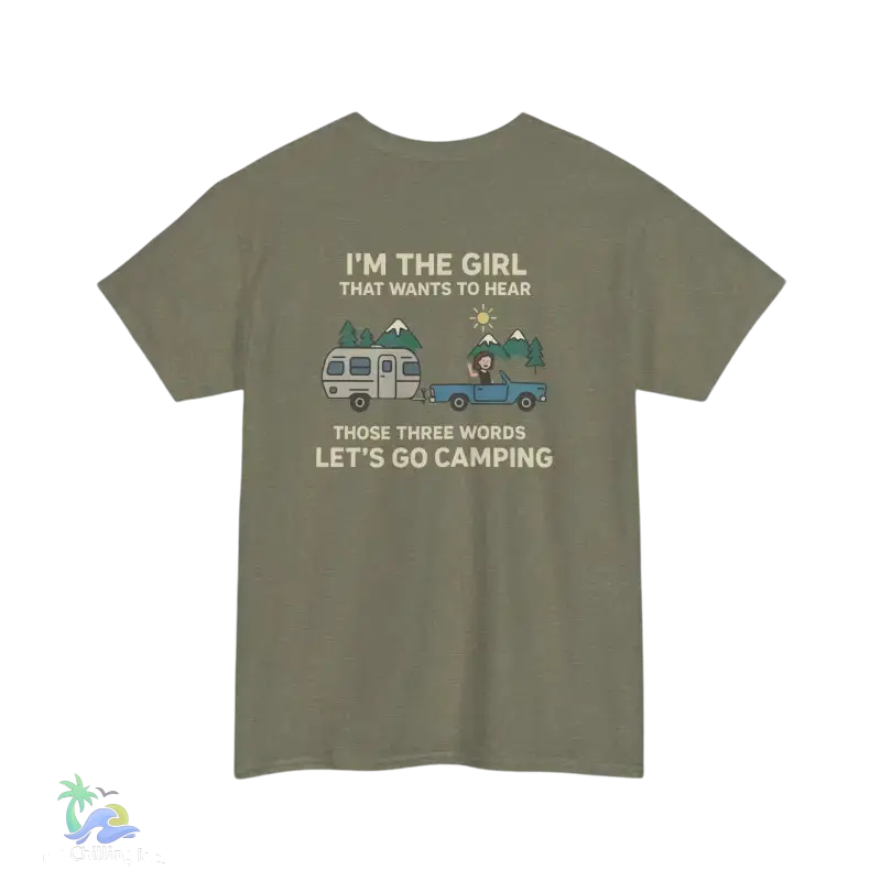 Camping Vibes Unisex Tee Just Chillin Graphic Shirt Nature Lover Apparel Outdoor Adventure T-shirt Gift for Campers