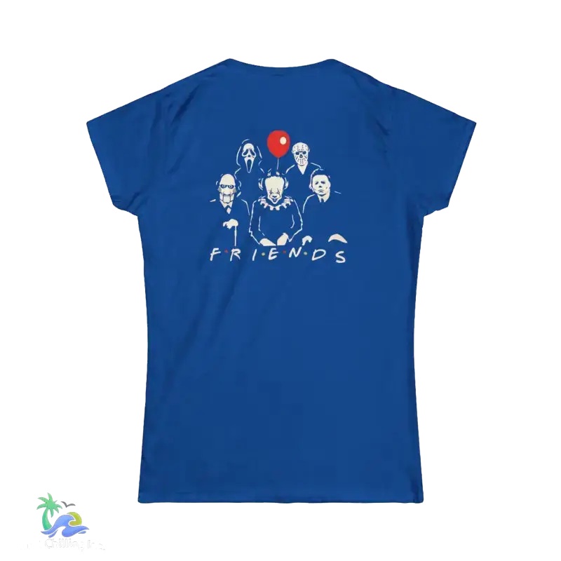 All you favorite creepy friends tshirt - Royal / S - T-Shirt