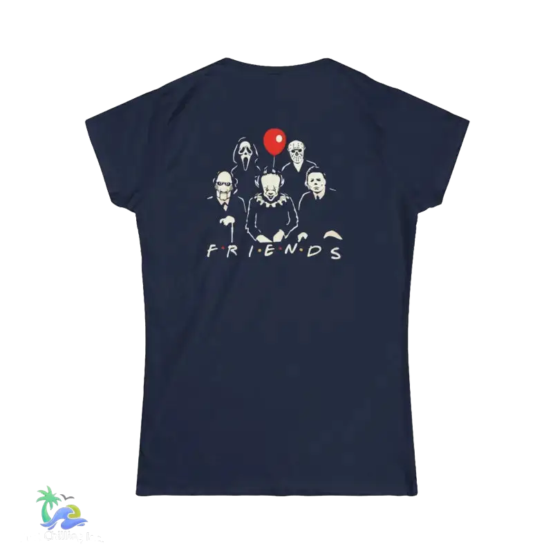 All you favorite creepy friends tshirt - Navy / S - T-Shirt