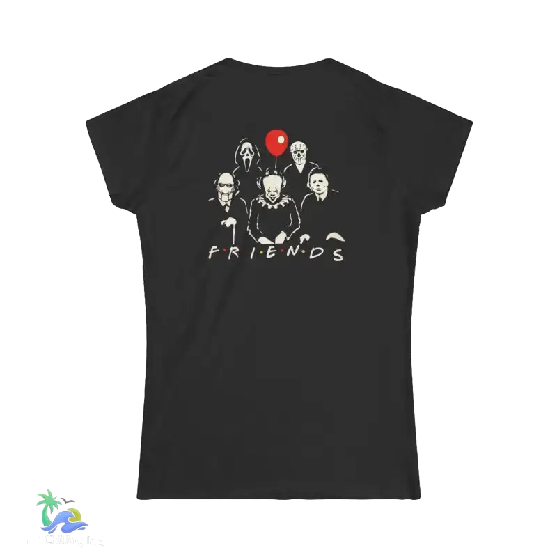 All you favorite creepy friends tshirt - Black / S - T-Shirt