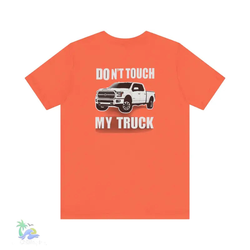Don’t touch my truck eazy t-shirt - Coral / XS - T-Shirt