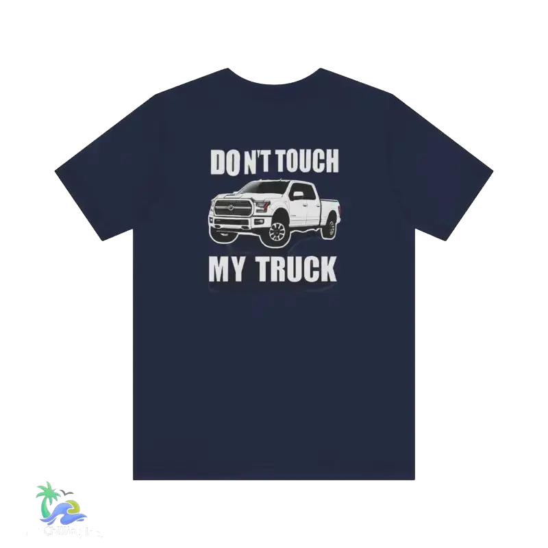 Don’t touch my truck eazy t-shirt - Navy / S - T-Shirt