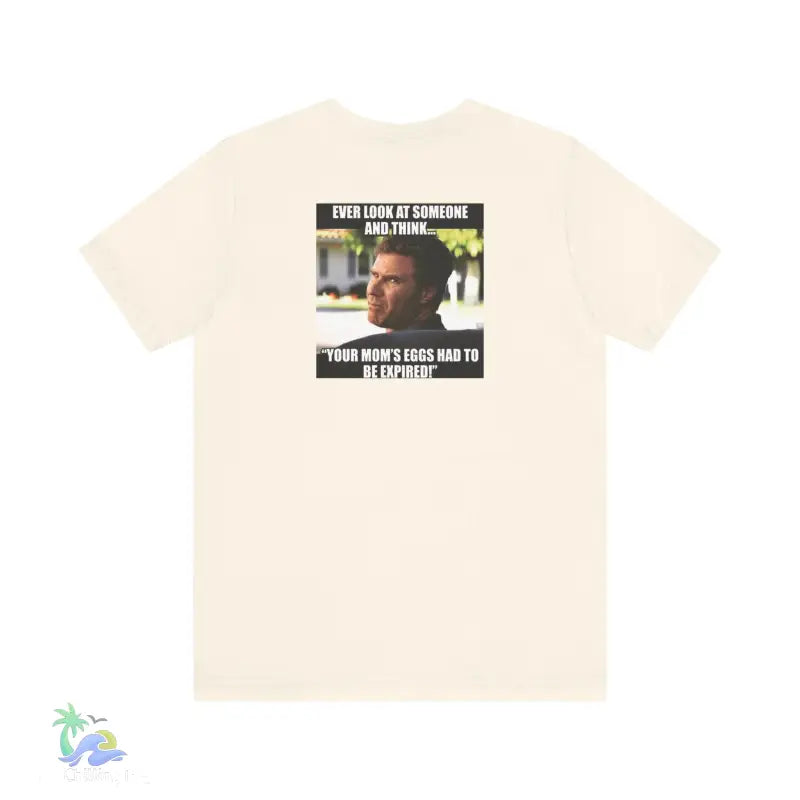 T-shirt with meme.