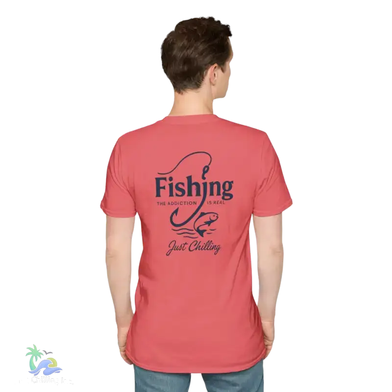 Fishing Addiction Unisex T-Shirt Casual Wear Outdoor Shirt Gift for Fishermen Summer Tee Fishing Enthusiast Apparel