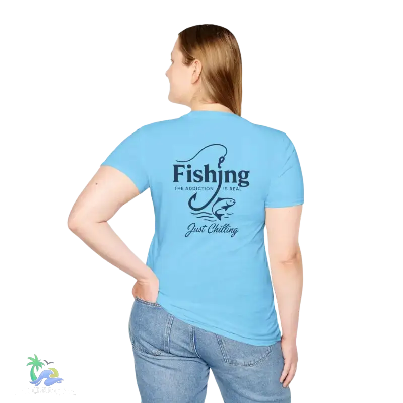 Fishing Addiction Unisex T-Shirt Casual Wear Outdoor Shirt Gift for Fishermen Summer Tee Fishing Enthusiast Apparel