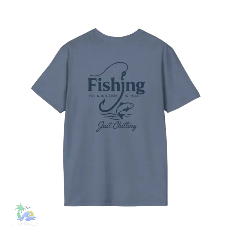Fishing Addiction Unisex T-Shirt Casual Wear Outdoor Shirt Gift for Fishermen Summer Tee Fishing Enthusiast Apparel