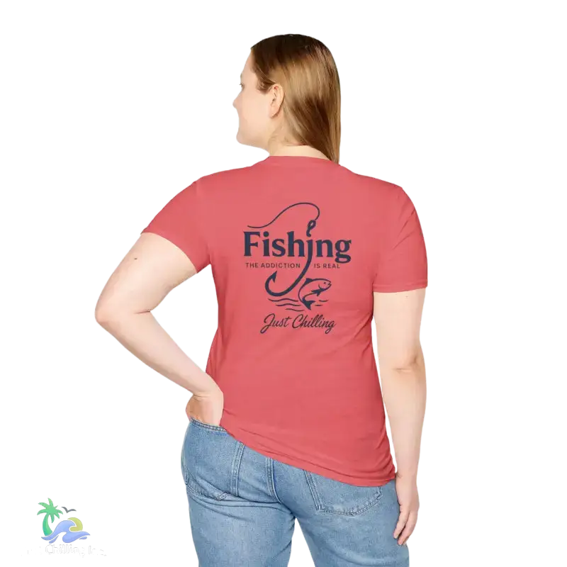 Fishing Addiction Unisex T-Shirt Casual Wear Outdoor Shirt Gift for Fishermen Summer Tee Fishing Enthusiast Apparel