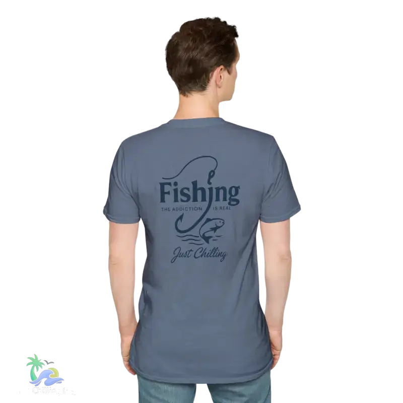 Fishing Addiction Unisex T-Shirt Casual Wear Outdoor Shirt Gift for Fishermen Summer Tee Fishing Enthusiast Apparel