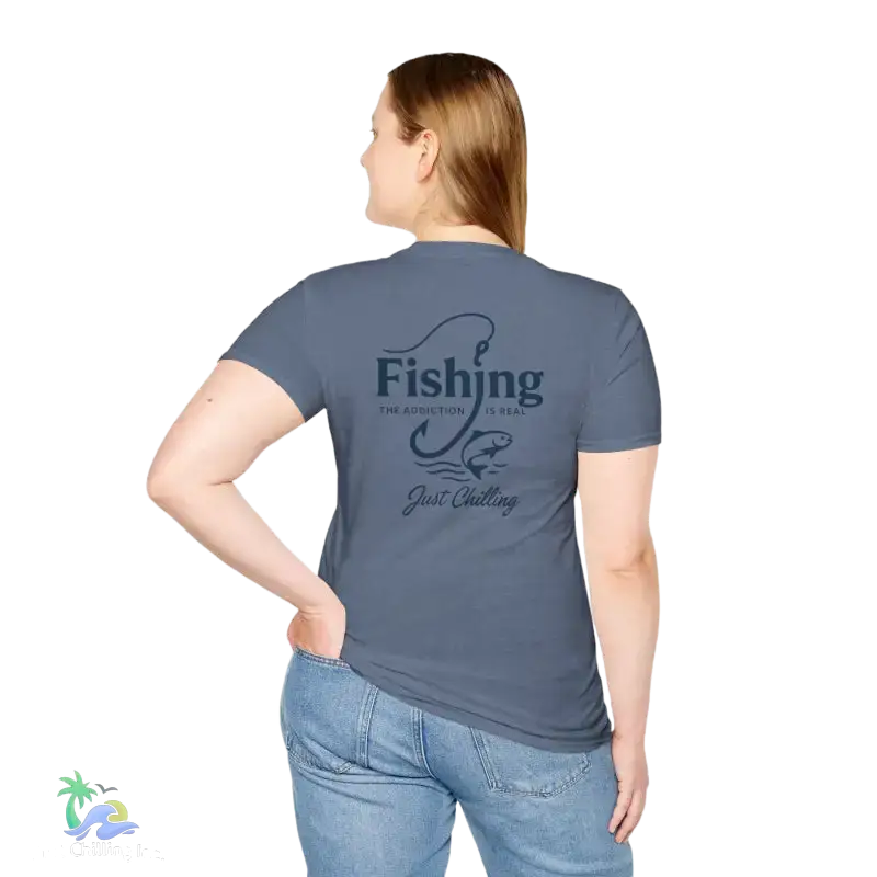 Fishing Addiction Unisex T-Shirt Casual Wear Outdoor Shirt Gift for Fishermen Summer Tee Fishing Enthusiast Apparel