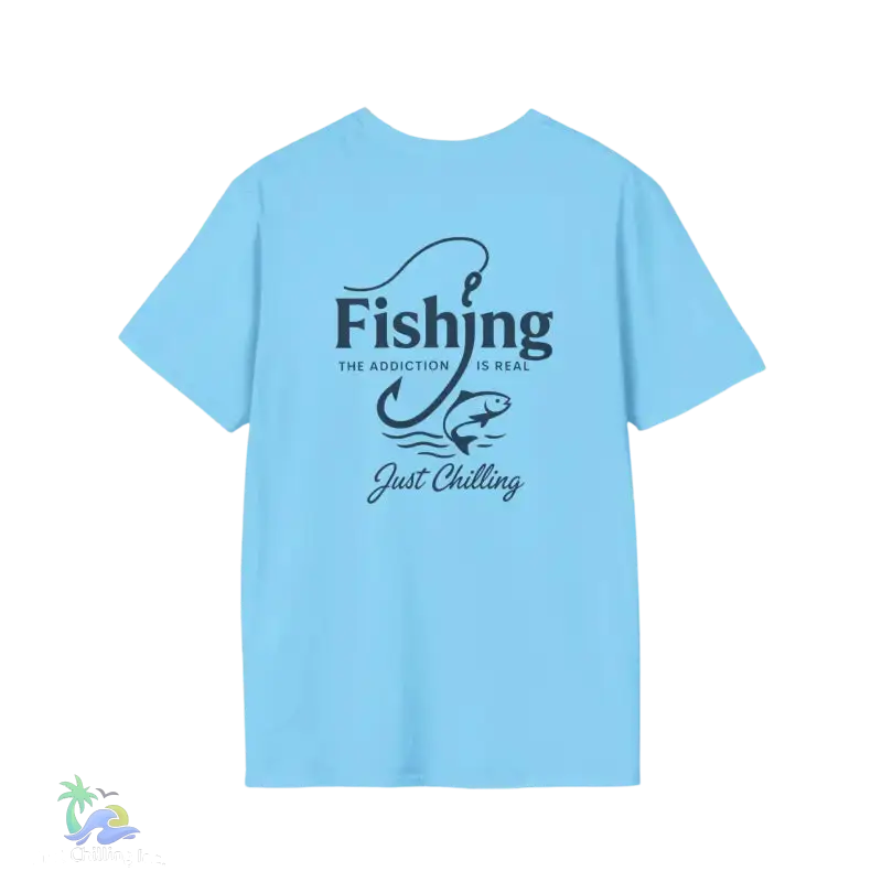 Fishing Addiction Unisex T-Shirt Casual Wear Outdoor Shirt Gift for Fishermen Summer Tee Fishing Enthusiast Apparel