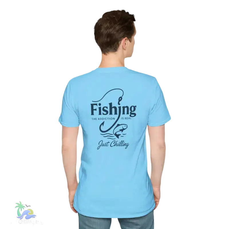 Fishing Addiction Unisex T-Shirt Casual Wear Outdoor Shirt Gift for Fishermen Summer Tee Fishing Enthusiast Apparel