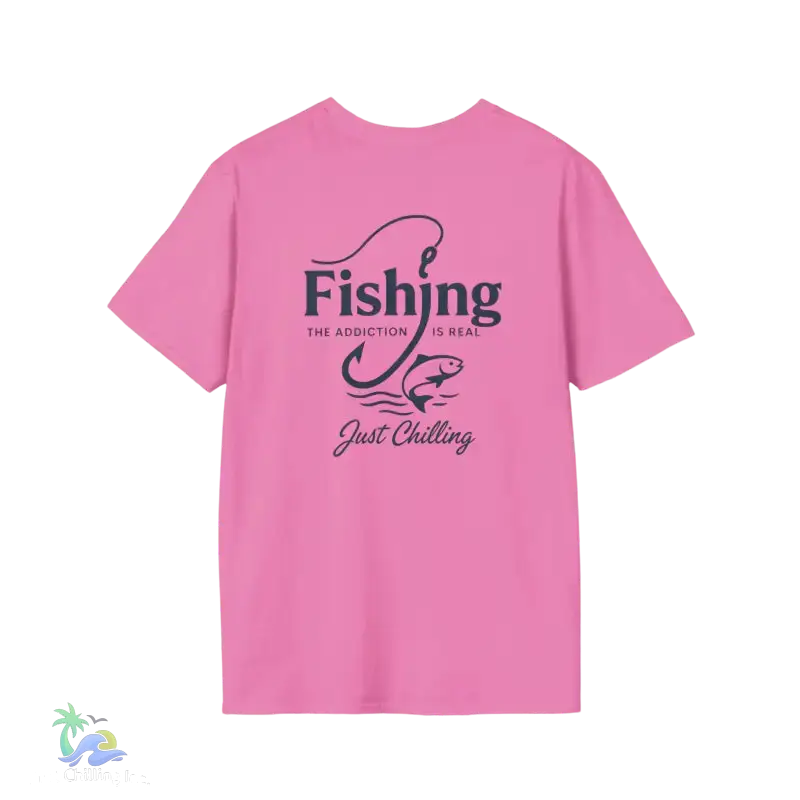 Fishing Addiction Unisex T-Shirt Casual Wear Outdoor Shirt Gift for Fishermen Summer Tee Fishing Enthusiast Apparel