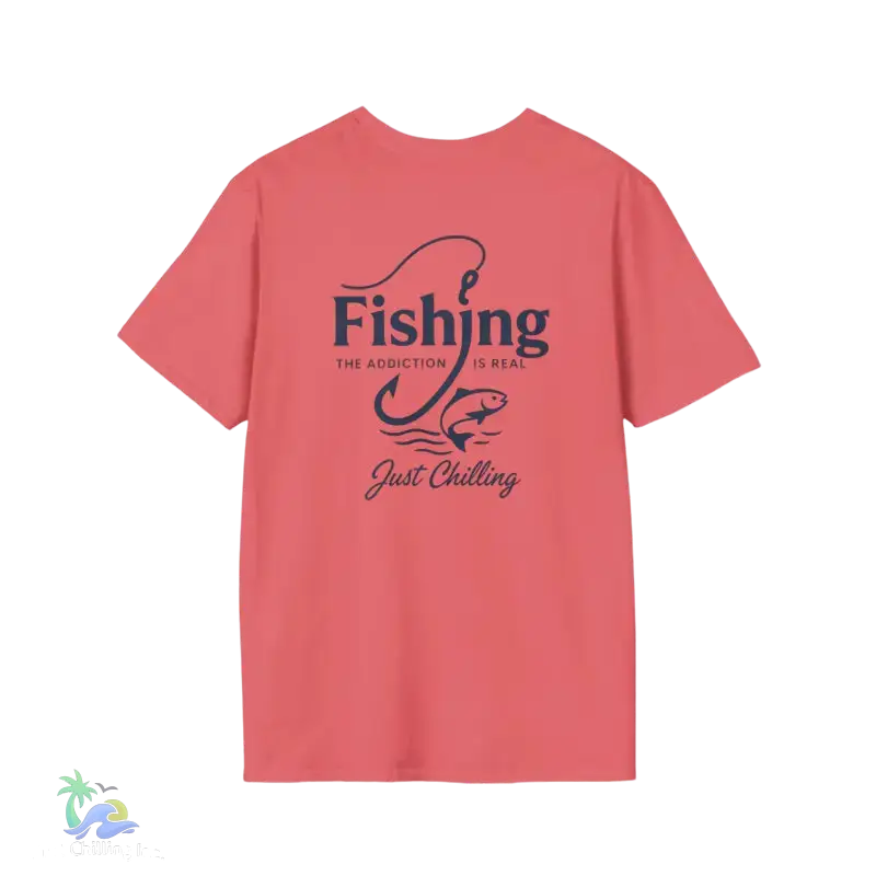 Fishing Addiction Unisex T-Shirt Casual Wear Outdoor Shirt Gift for Fishermen Summer Tee Fishing Enthusiast Apparel