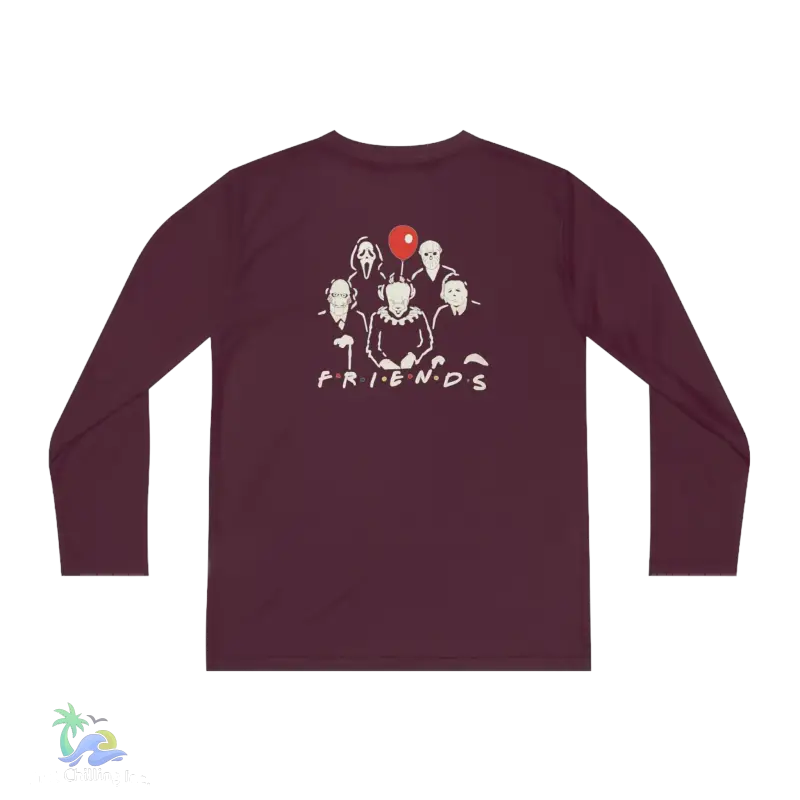 a long sleeve shirt with the words friends on it