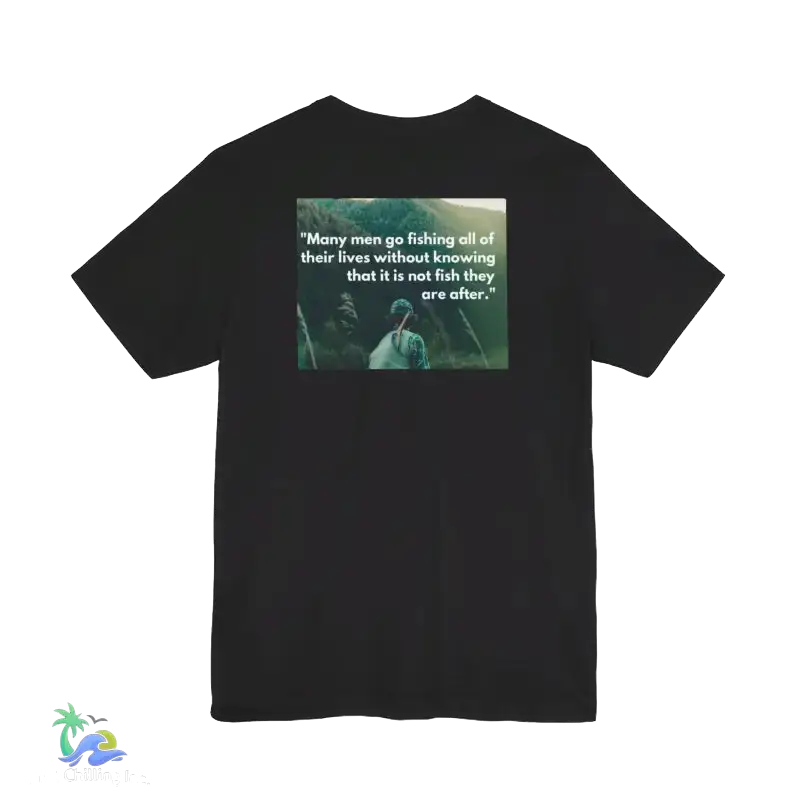Unisex Jersey Short Sleeve Tee fishing shirt - Black / S - T-Shirt