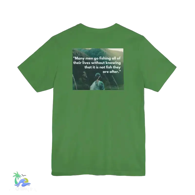 Unisex Jersey Short Sleeve Tee fishing shirt - Leaf / S - T-Shirt