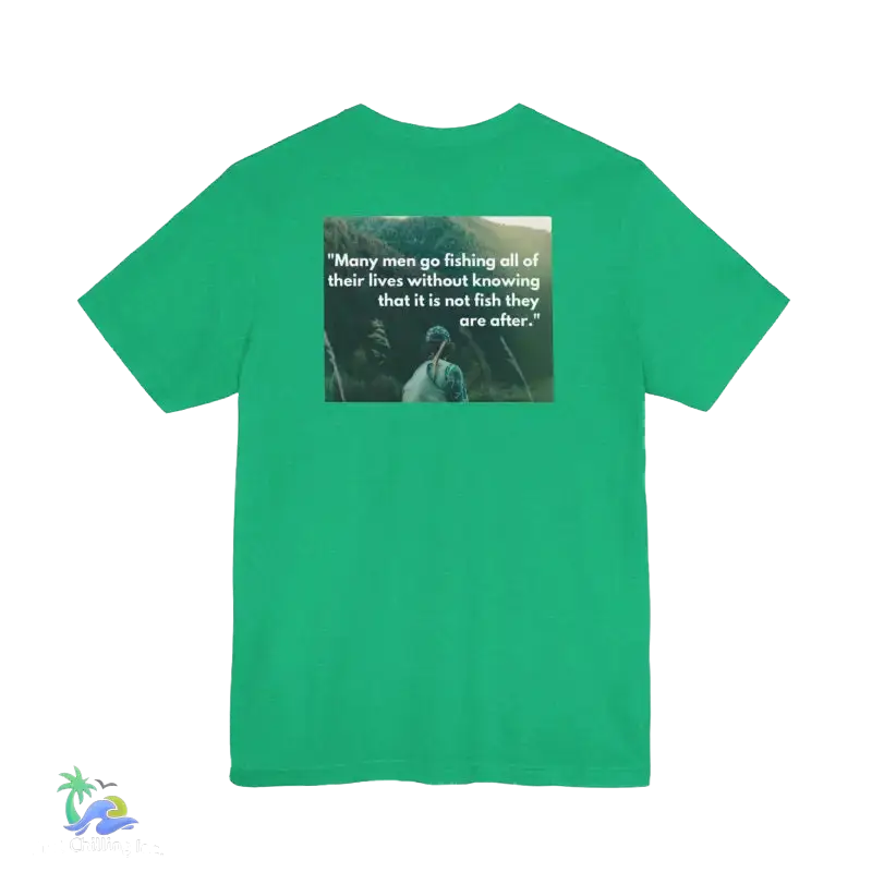 Unisex Jersey Short Sleeve Tee fishing shirt - Heather Kelly / S - T-Shirt