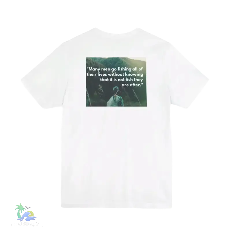 Unisex Jersey Short Sleeve Tee fishing shirt - White / S - T-Shirt