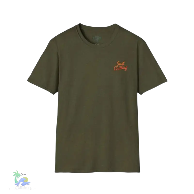 Chill Vibes Unisex T-Shirt | Perfect for Summer Celebrations and Beach Days - S / Heather Military Green - T-Shirt
