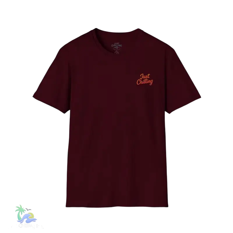 Chill Vibes Unisex T-Shirt | Perfect for Summer Celebrations and Beach Days - S / Maroon - T-Shirt