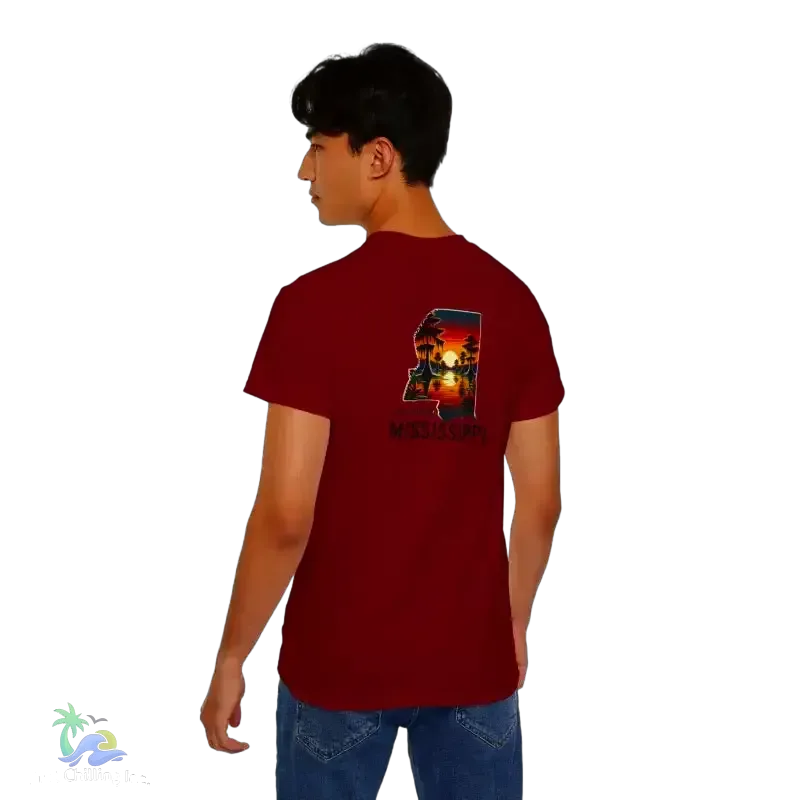 Mississippi Graphic Tee | Soft Breathable Cotton Shirt – Casual Summer Style - Just Chilling Inc.