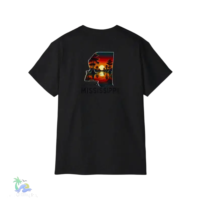 Relaxed Mississippi Graphic Tee Casual Summer T-Shirt Vacation Outfit Gift for Him/Her Ideal for Beach Days - T-Shirt