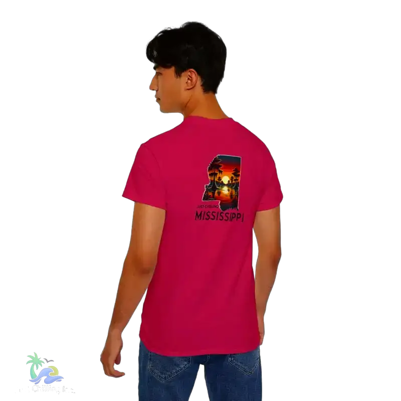 Relaxed Mississippi Graphic Tee Casual Summer T-Shirt Vacation Outfit Gift for Him/Her Ideal for Beach Days - T-Shirt