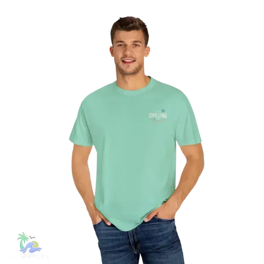 Garment Dyed T-Shirt – Unisex Cotton Tee With Unique Color Texture & Relaxed Fit - Just Chilling Inc.