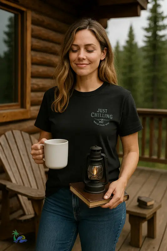 🌲 Just Chilling Scenic Tee – Coastal Escape Edition (Maine State Reppin’) - T-Shirt
